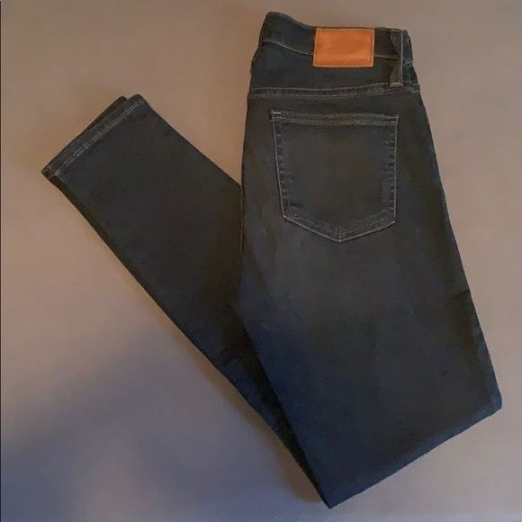 EUC J.Crew 9" toothpick Jeans grey lake size 27 - Picture 1 of 10